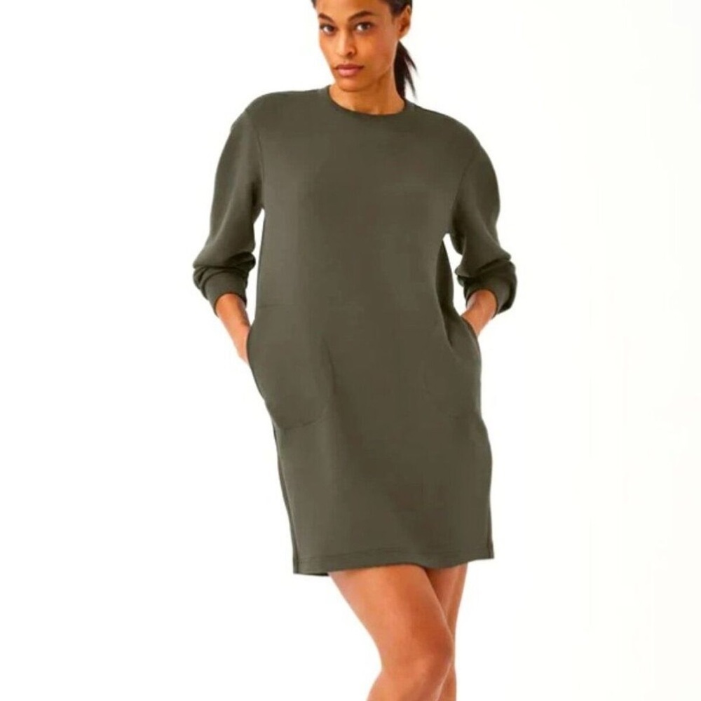 Spanx air essentials crew neck dress